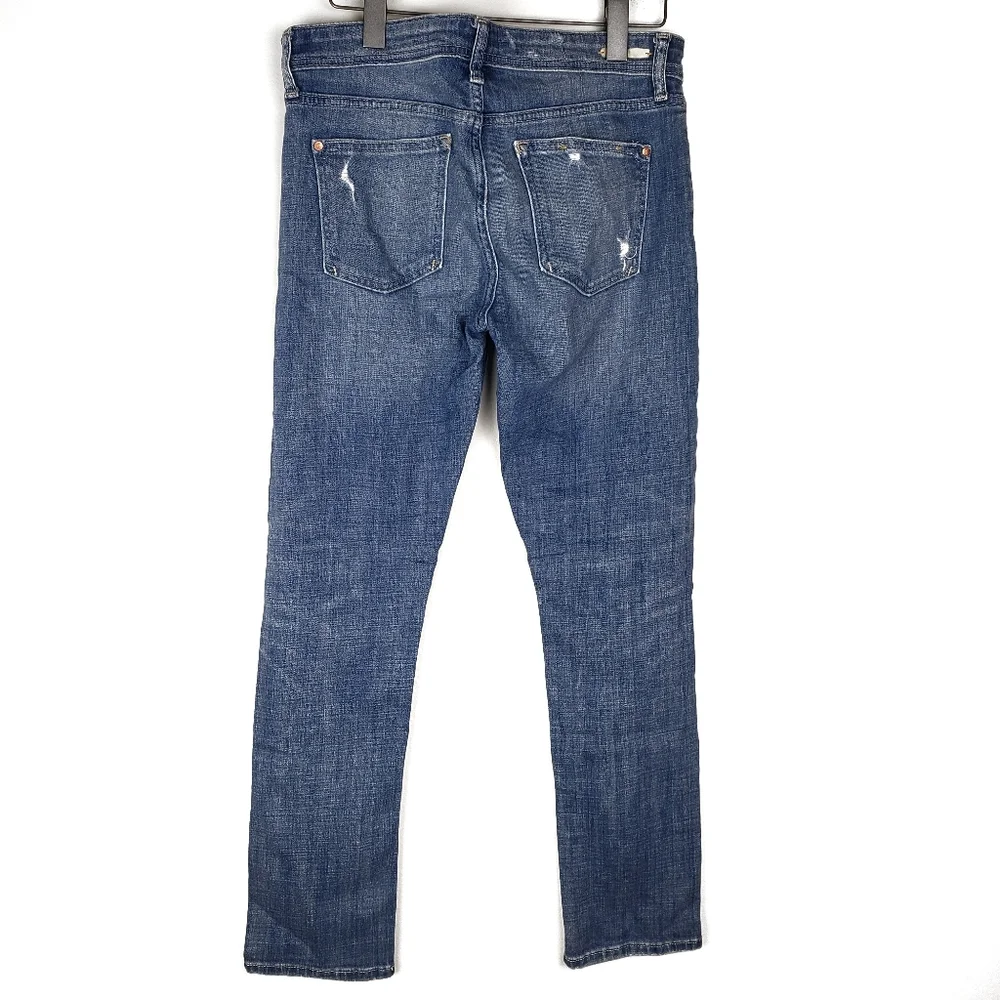 PILCRO &THE LETTERPRESS Distressed Hyphen Bootcut Whisked Jeans 28 - Picture 4 of 6